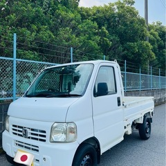 ホンダ軽トラック、パワステ、5MT.AC、車検2027年8月20日まで　走行距離 104000キロ乗って帰ること可能です。の画像