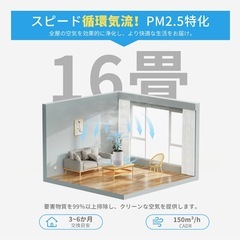 KLOUDIC コンパクト空気清浄機の画像