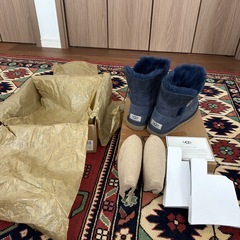 UGG W Bailey Button 5803 ネイビー 6の画像