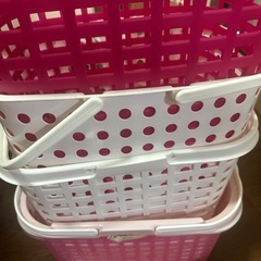 洗濯カゴ５個の画像