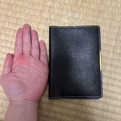 黒📕レザー調 手帳ケースの画像