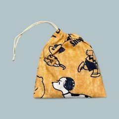 ひとりで着られる キッズエプロン　巾着袋付き ハンドメイド お手伝い 入園準備　ままごとの画像