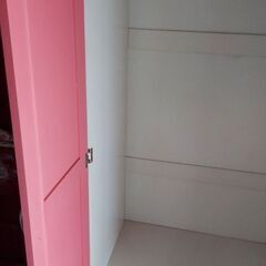 洋服ダンス　ピンクカラー良品の画像