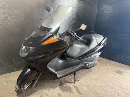 ★支払総額5.0万円★関東圏内即日配送可能！ 全車走行テスト済みです！ ヤマハ マジェスティ250 黒 SG03J 激安ビッグ！ 人気のマジェスティ！ 社外スクリーン！ カスタムベースに♪