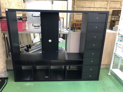 【ドリーム川西店御来店限定】☆ジモティー見たよ♪割引☆ IKEA IKEA テレビボード ブラウン クリーニング済み 【99560000029093】