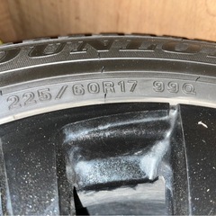 【バリ溝】ダンロップウィンターマックス225/60R17の画像