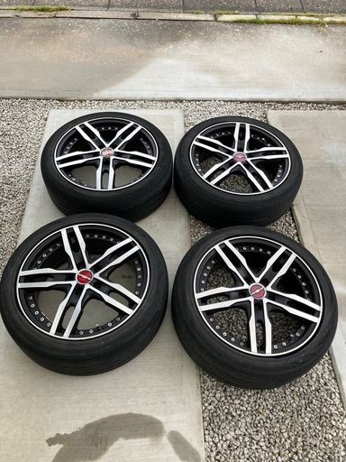 タイヤ付き17インチアルミホイール4本