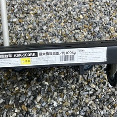 【中古】樹脂台車　最大積載100キロ　カインズホーム　コンパクト台車の画像