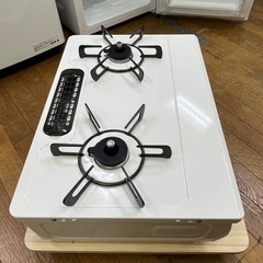 オシャレなホワイト!! 白いガスコンロ リンナイ 都市ガス用 RT34NJHD 2020年 HOWARO  ガステーブル  水なしグリルの画像