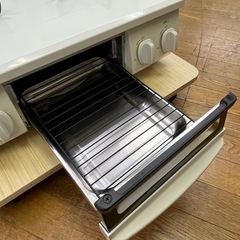 オシャレなホワイト!! 白いガスコンロ リンナイ 都市ガス用 RT34NJHD 2020年 HOWARO  ガステーブル  水なしグリルの画像