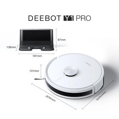 【新品未使用】ECOVACS DEEBOT Y1 PRO ロボット掃除機の画像