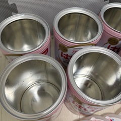 スチール缶 はいはい ミルク缶 10個セット 工作 ①の画像