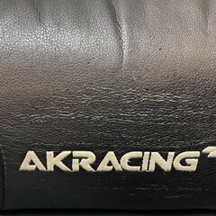 AKRACING ゲーミングチェア　overtureブラック/ホワイトの画像