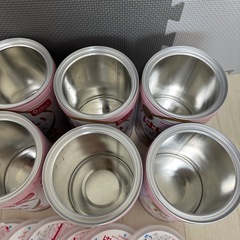スチール缶 ミルク缶 空き缶 はいはい 工作 10個セット②の画像