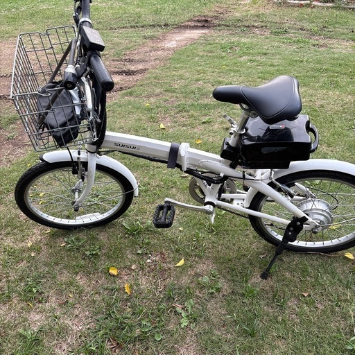 Suisui 電動アシスト自転車 折りたたみ式 シマノ5段ギア 20インチ