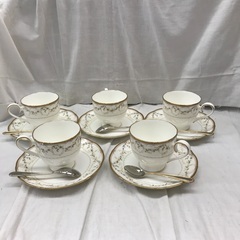 ☆ドリーム2号館☆ノリタケ　ティーカップ＆ソーサー5客セット　開封未使用品の画像