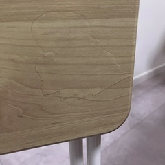 山善　折りたたみテーブルの画像