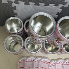 はいはい アイクレオ ミルク缶 空き缶 16個セットの画像
