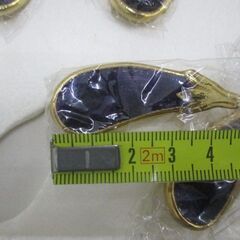 G∀昇12 箸置き 七宝焼 茄子 5個セット なすび 伝統工芸品 未使用品 検：七宝焼き なす ナス 箸置 食器 和食器 箸置の画像
