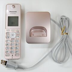 Panasonic コードレス電話機 VE-GZ50DL 子機1台 ピンクゴールド RU・RU・RU ナンバーディスプレイ 札幌市 清田区 平岡の画像