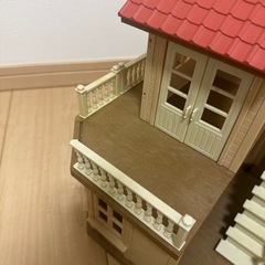シルバニアファミリー赤い屋根のおうち一式の画像