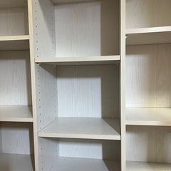 ニトリ 白い本棚の画像