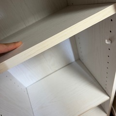 ニトリ 白い本棚の画像