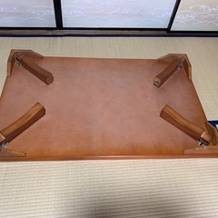 和風テーブル　折りたたみ式　座卓　２卓の画像