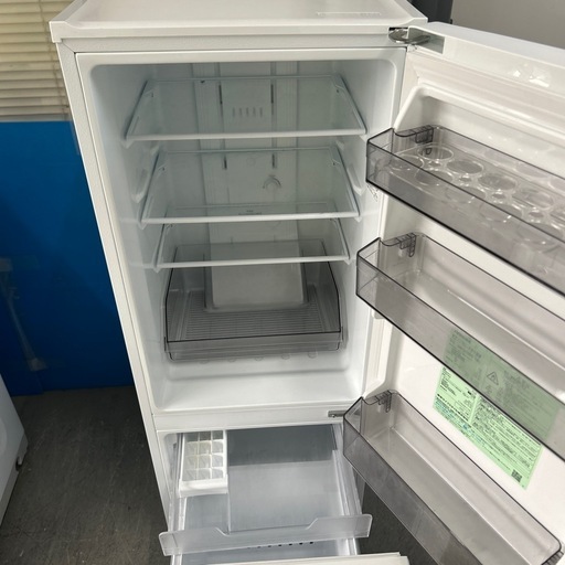 お買得☆美品☆TOSHIBA☆2023年製☆2ドア☆153L☆ホワイト色☆激安冷蔵庫☆