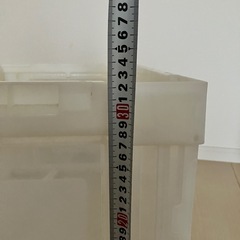 コンテナボックス ホワイトの画像
