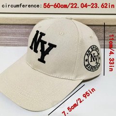 NY帽子ネイビー　新品の画像
