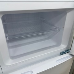 【ドリーム川西店御来店限定】☆ジモティー見たよ♪割引☆アイリス　2ドア冷蔵庫　IRSD-12B-W  2024年製／クリーニング済み【2125560000022340】の画像