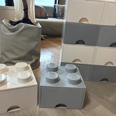 レゴブロック型引き出し収納の画像