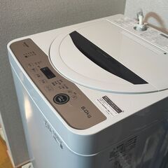 SHARP 2022年製　全自動電気洗濯機6kg  [ES-GE6G]の画像