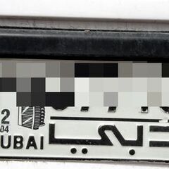 超希少　外車に　アラブ首長国連邦　ドバイのナンバープレート 2004年　中古の画像