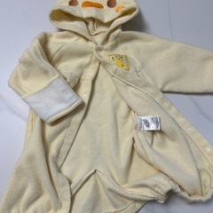 🦕と🐣のベビー服(冬服の画像