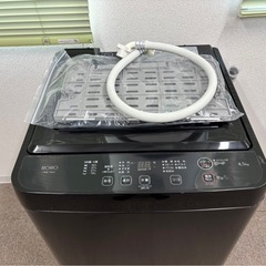 ほぼ未使用☆2025年製☆ヤマダ産☆4.5k☆ブラック色☆激安洗濯機☆の画像
