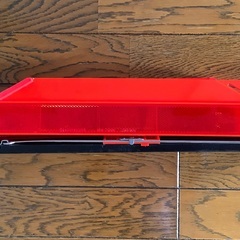 【美品！】三角停止版　三角反射板　車　常備品　事故対応　備品　赤い三角形　折りたたみ式　コンパクト　非常時　車緊急対応　の画像