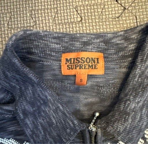 MISSONI SUPREME ジップアップセーター S