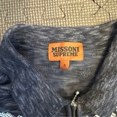 MISSONI SUPREME ジップアップセーター Sの画像