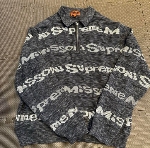 MISSONI SUPREME ジップアップセーター S