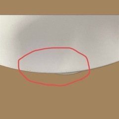 カフェテーブル（幅60cm×高さ73.5cm／ホワイト）の画像