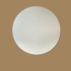 カフェテーブル（幅60cm×高さ73.5cm／ホワイト）の画像