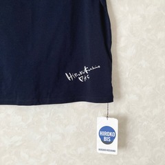 【新品タグ付】Hiroko Bis ヒロコビス　半袖Tシャツ　ネイビー  ９号の画像
