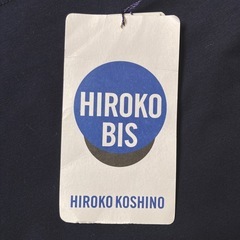 【新品タグ付】Hiroko Bis ヒロコビス　半袖Tシャツ　ネイビー  ９号の画像