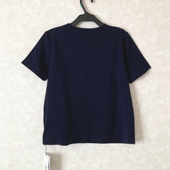 【新品タグ付】Hiroko Bis ヒロコビス　半袖Tシャツ　ネイビー  ９号の画像