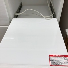 【ドリーム川西店御来店限定】☆ジモティー見たよ♪割引☆ ニトリ ニトリ　3枚扉オープンボード ホワイト クリーニング済み 【99560000022859】の画像