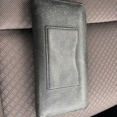 COACH ブラック レザー 長財布の画像