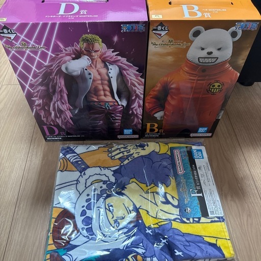 最新一番くじ　ワンピース　フィギュア　タオル