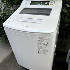 PANASONIC パナソニッ 8kg  洗濯機 泡洗浄 NA-JFA806-W 2019年製 Used/ 美品の画像